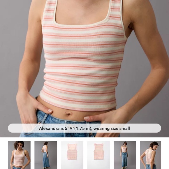 Square Neck Main Squeeze Tank Top - Picture 1 of 5